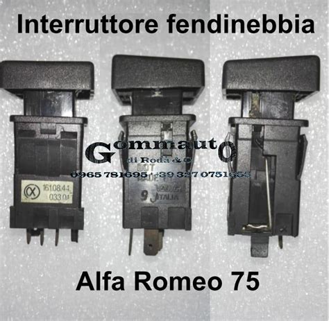 Interruttore fendinebbia Alfa Romeo 75 